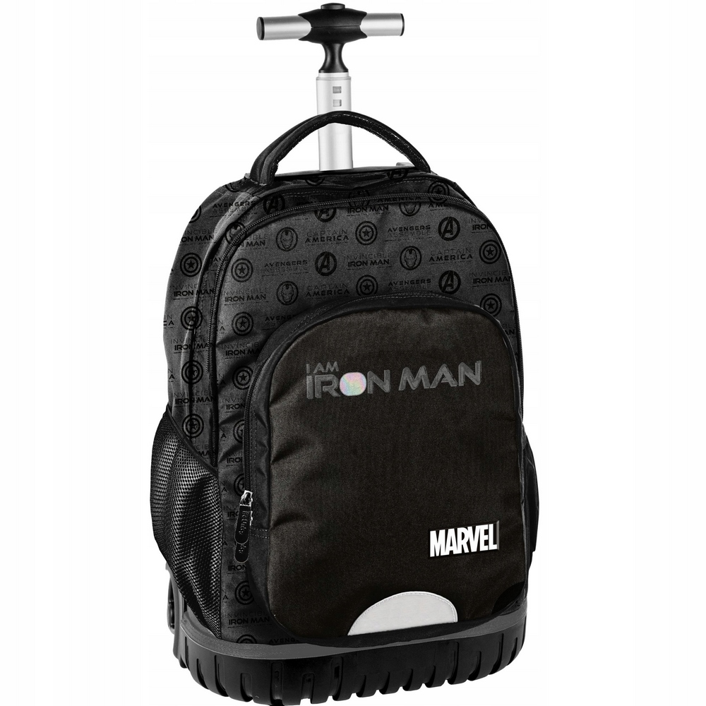 Veľký chlapčenský batoh na kolesách Iron Man Beuniq Čierny [AV23SS-1231]